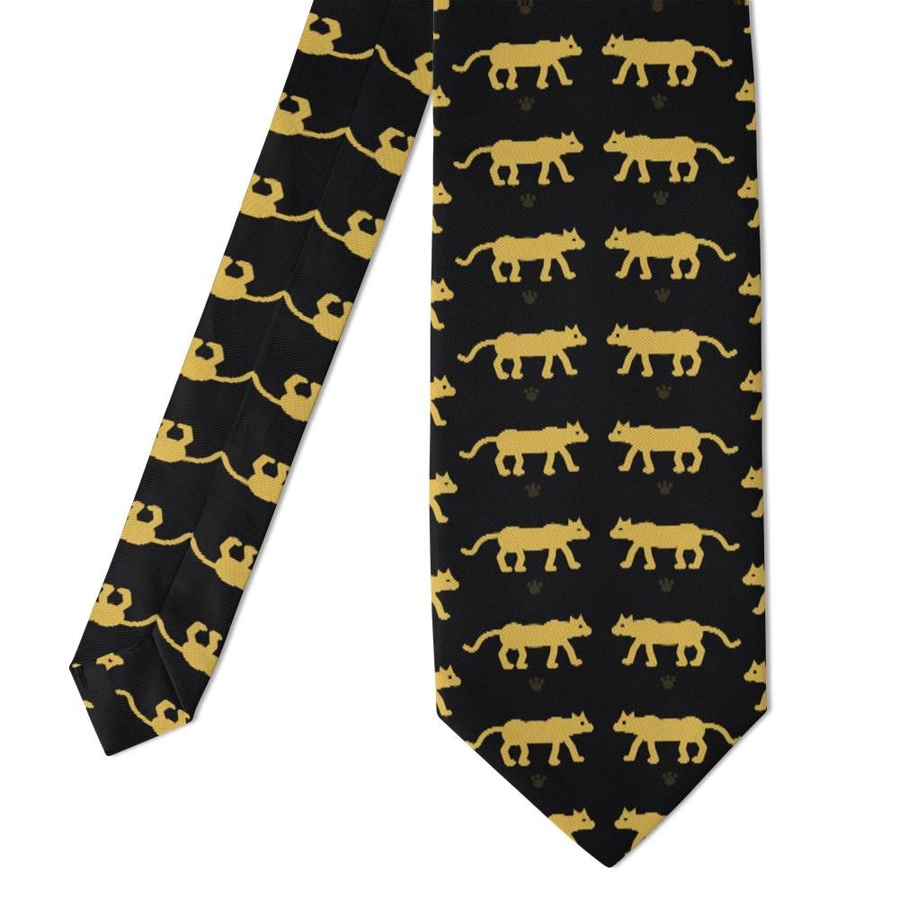 Pernštejn - Black & Gold Panther Tie – Night Prowl