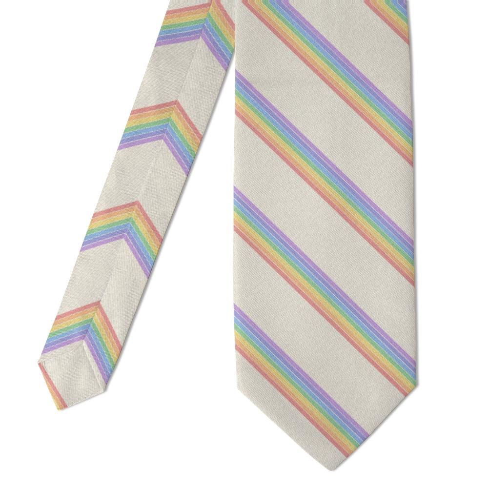 Stiernstedt - Pastel Rainbow Stripe Tie – Spring Garden