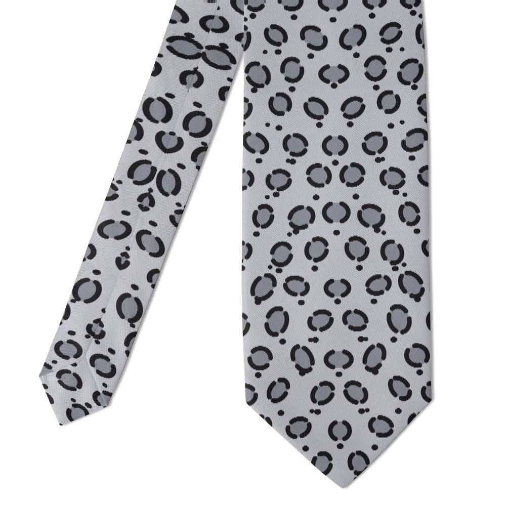 Buquoy - Grey & Black Ocelot Tie – Cloud Forest