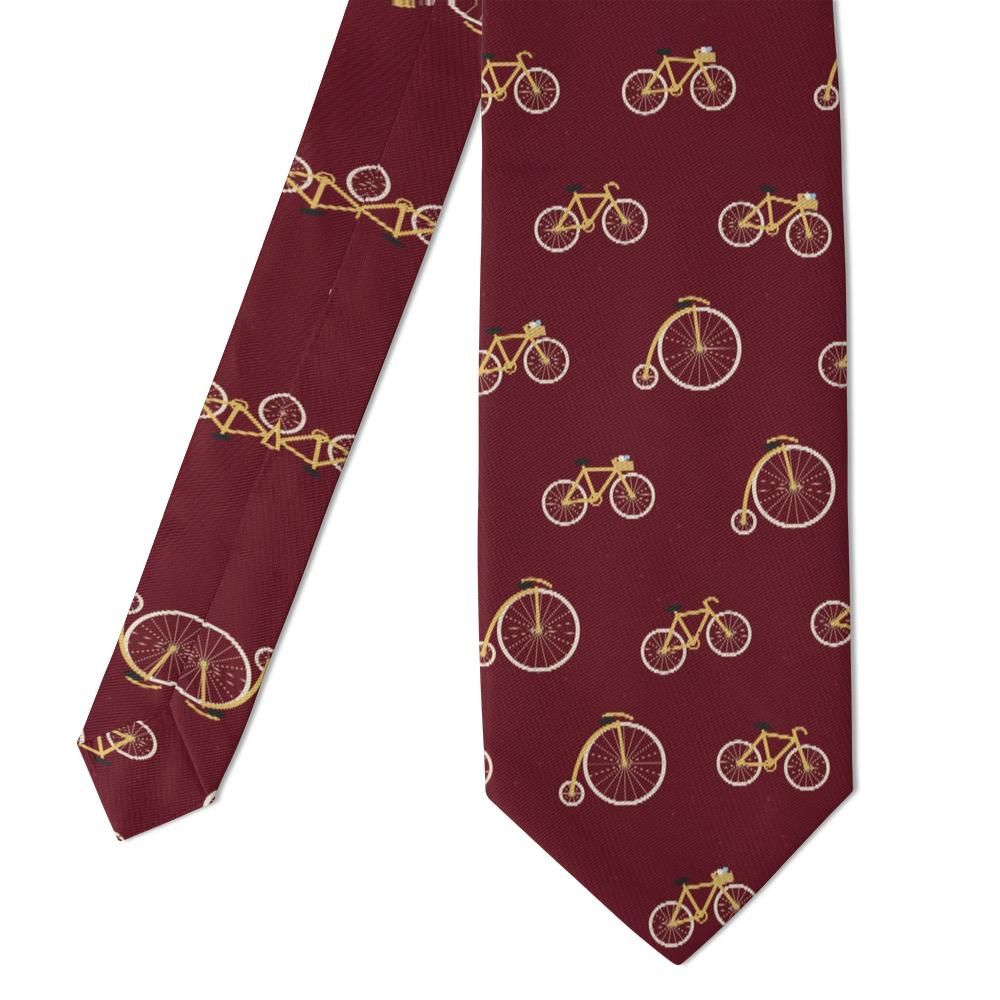 Chotek - Burgundy & Gold Vintage Bicycle Tie – Grand Tour