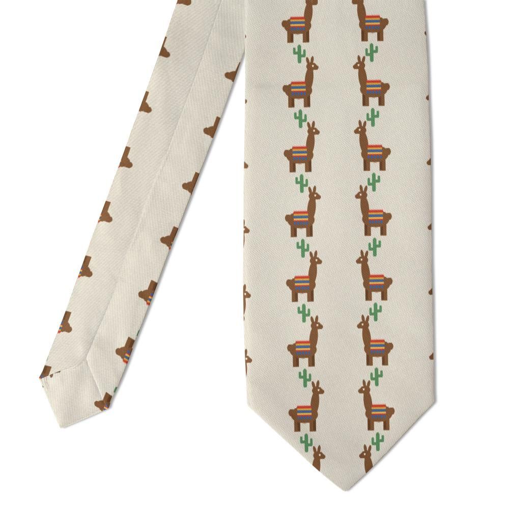 Erbach - Cream & Brown Llama Tie – Highland Herd