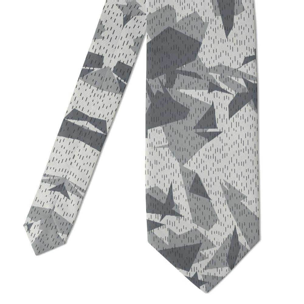 Scharnhorst - White & Grey Splinter Camo Tie – Winter Line