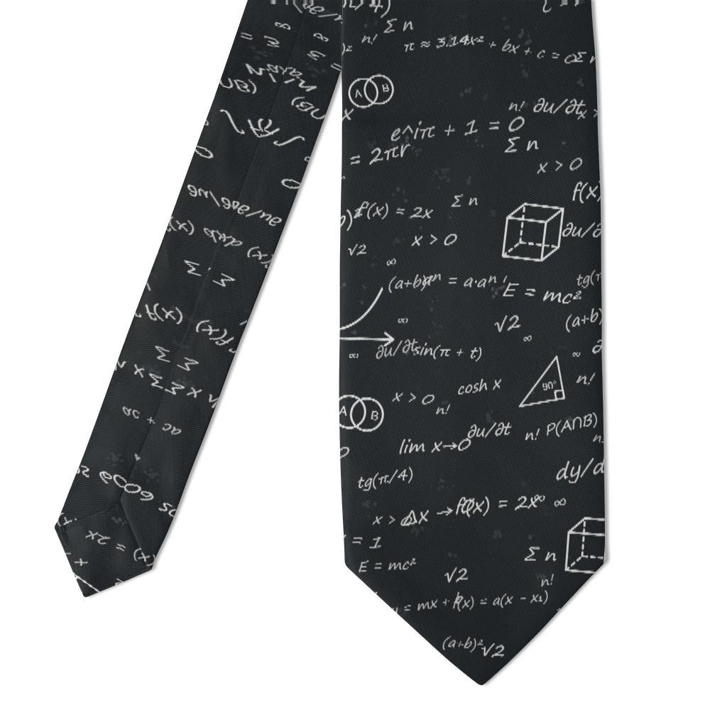Ulfeldt - Black & Chalk Chalkboard Equation Tie – Classroom Classic