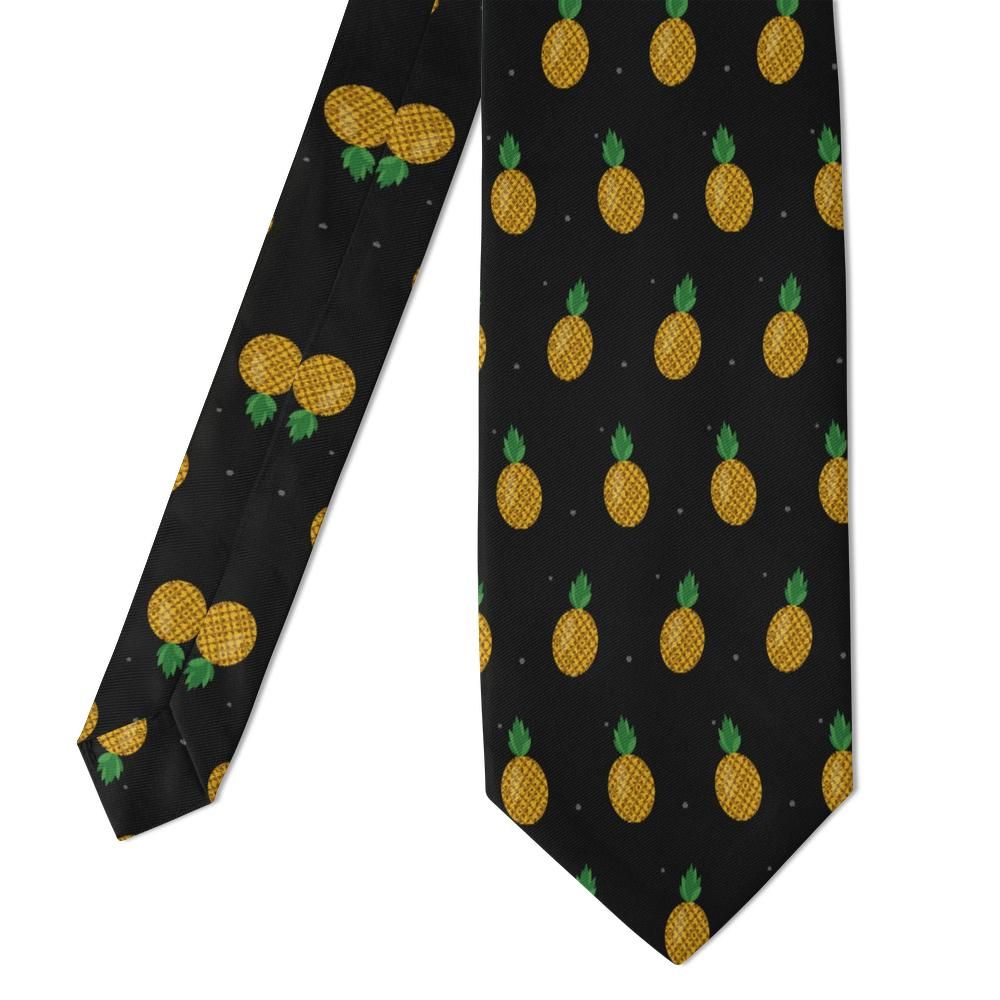 Raben - Black & Gold Pineapple Tie – Island Nights