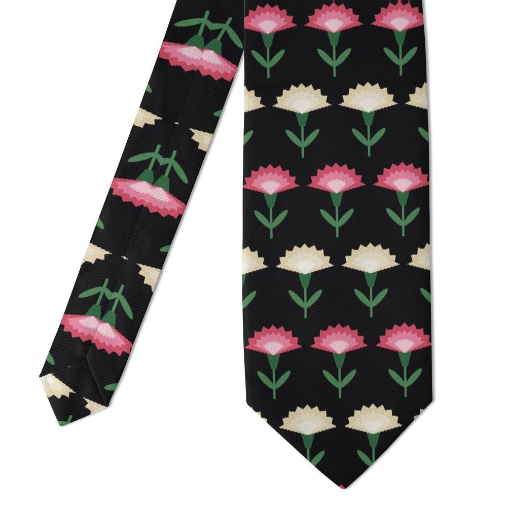 Reuss - Black & Pink Carnation Tie – Opera Night