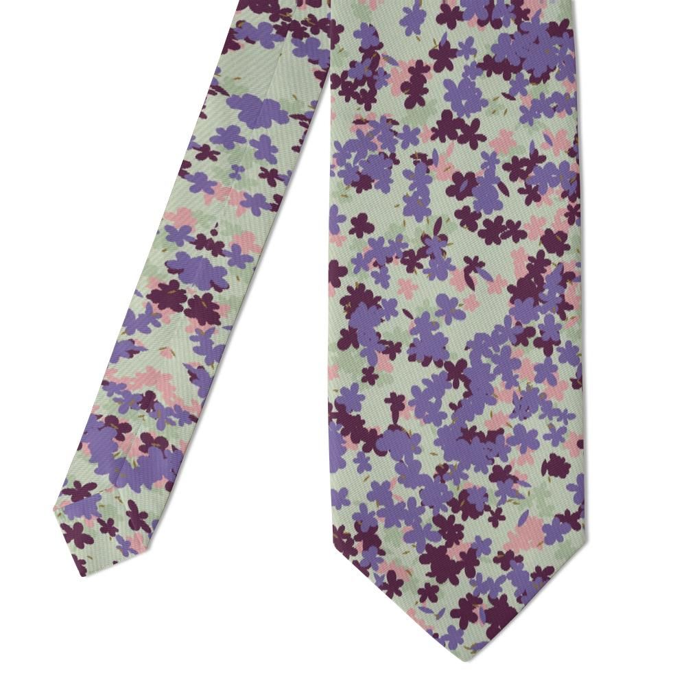 Rantzau - Sage & Plum Painted Blossom Tie – Lavender Field