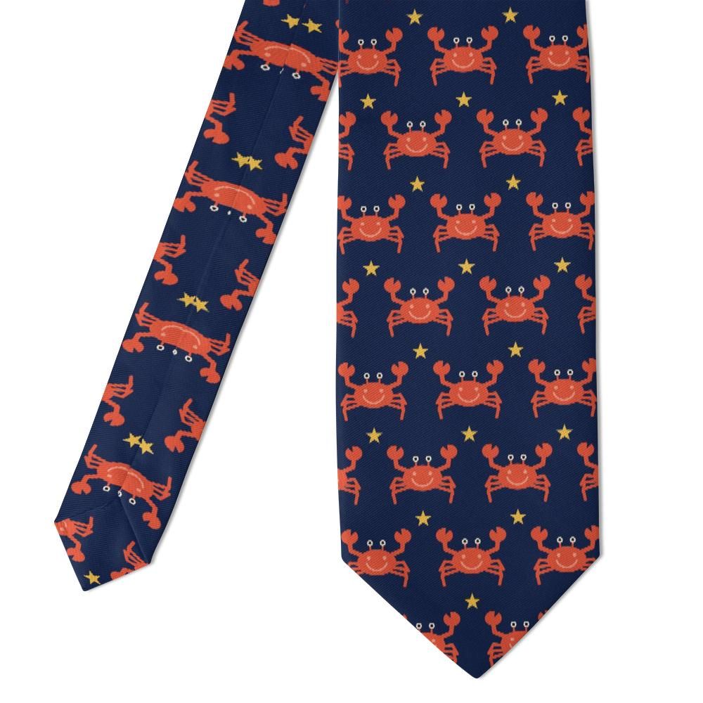 Stadion - Navy & Red Crab Tie – Harbour Catch