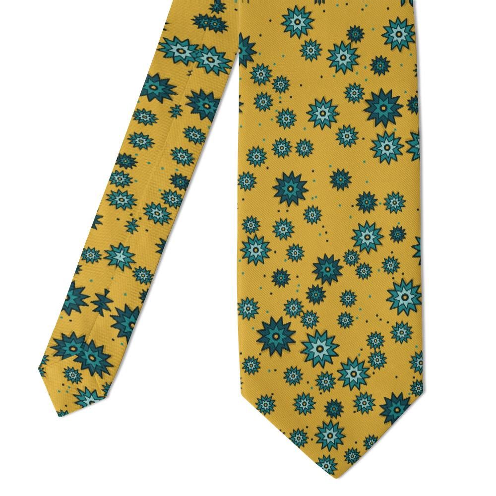 Ginori - Mustard & Teal Pop Art Floral Tie – Studio Bright