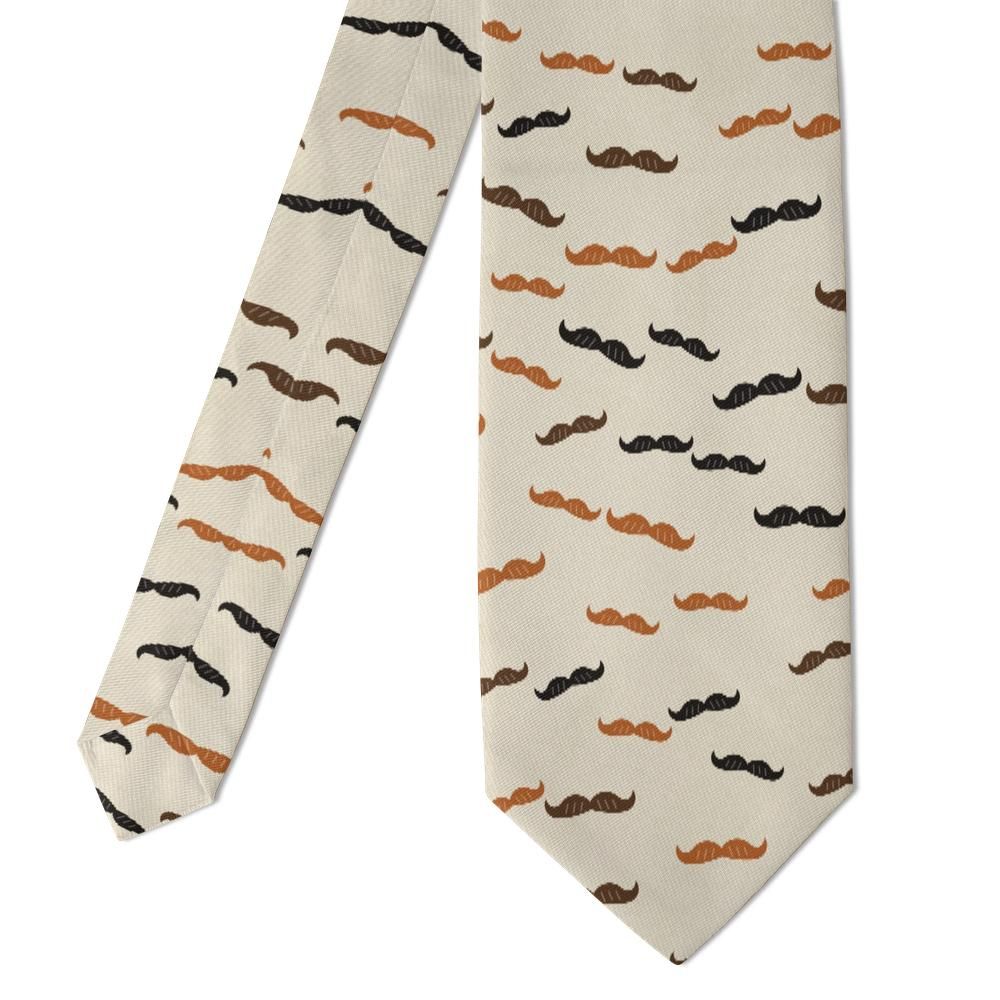 Gjedde - Cream Mustache Tie – Gentleman’s Club