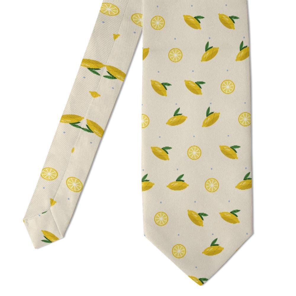 Lente - Cream & Yellow Lemon Tie – Garden Lemonade