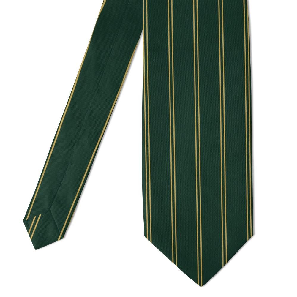 Bildt - Forest & Gold Tramline Stripe Tie – Clubhouse Classic