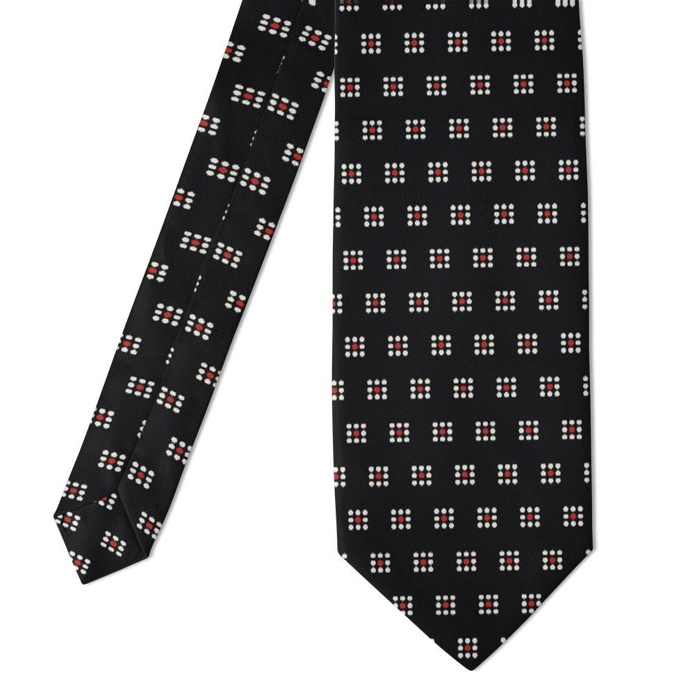 Stackelberg - Black Nine-Dot Tie – Midnight Nines