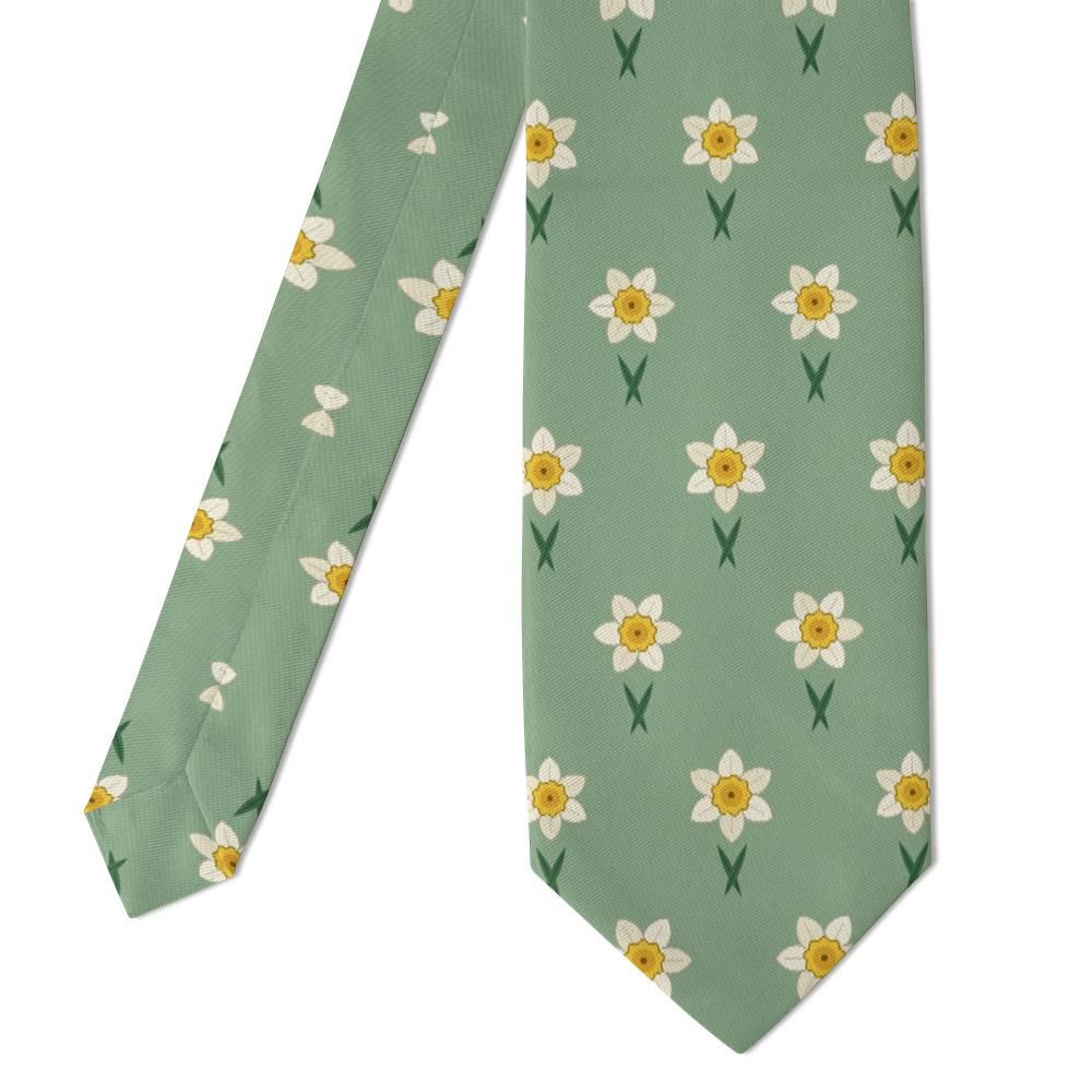 Khevenhüller - Sage & White Daffodil Tie – Spring Meadow