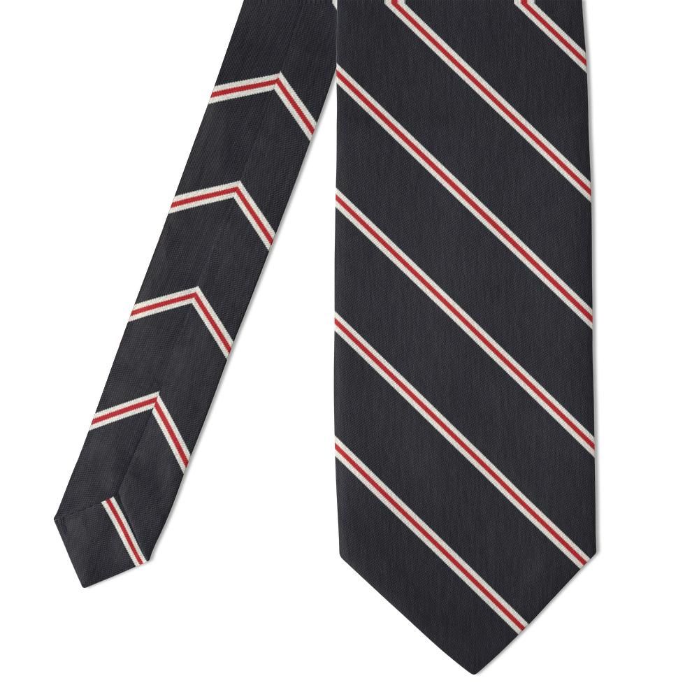 Cronhjort - Black Selvedge Stripe Tie – Urban Loft
