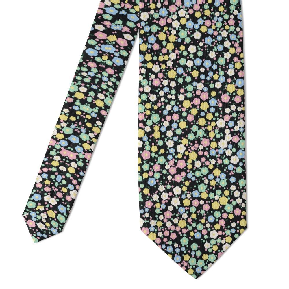 Amelot - Black & Pastel Ditsy Floral Tie – Garden Party