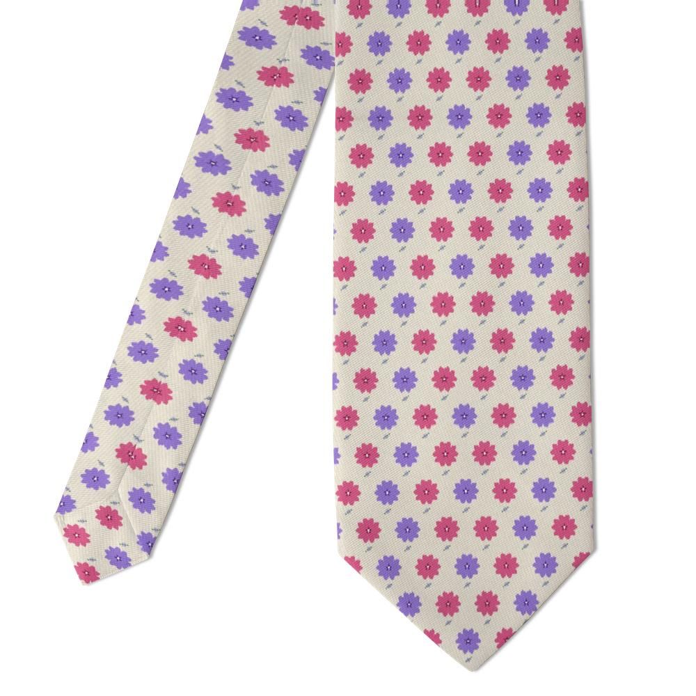 Törring - Cream & Violet Phlox Tie – Cottage Path
