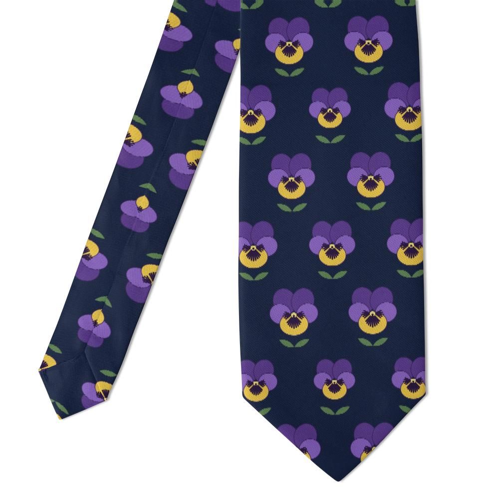 Frölich - Navy Pansy Tie – Garden in Full Colour
