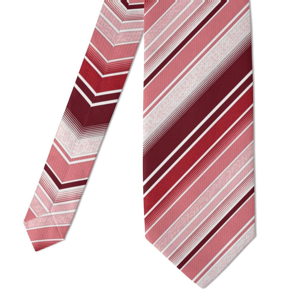 Kinsky - Crimson & Rose Satin Stripe Tie – Vienna Opera