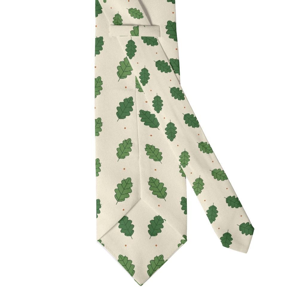 Wielopolski - Cream & Green Oak Leaf Tie – Summer Canopy