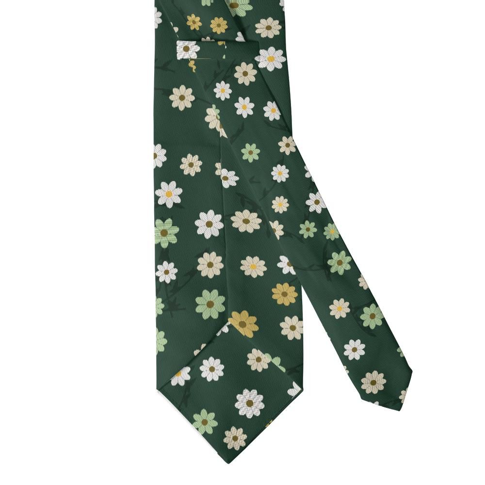 Zamoyski - Forest & Cream Daisy Jacquard Tie – Tatra Meadow