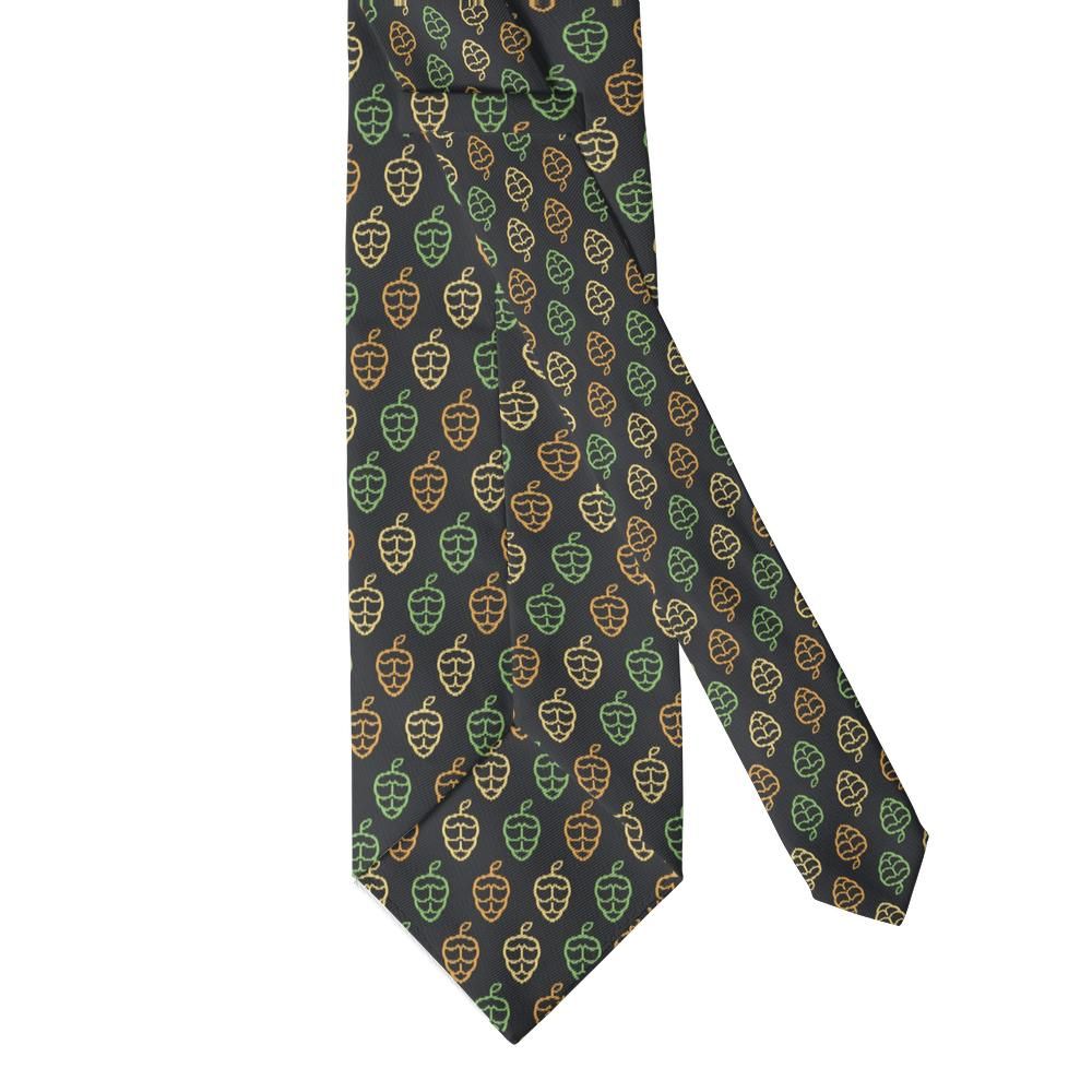 Brahe - Charcoal & Amber Hop Cone Tie – Taproom Night