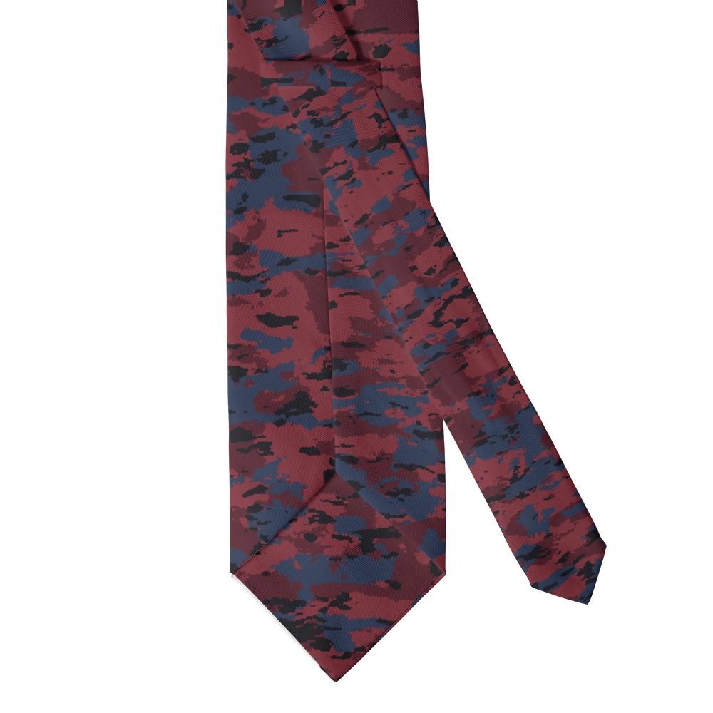 Seydlitz - Burgundy & Navy Disruptive Camo Tie – Regimental Ball