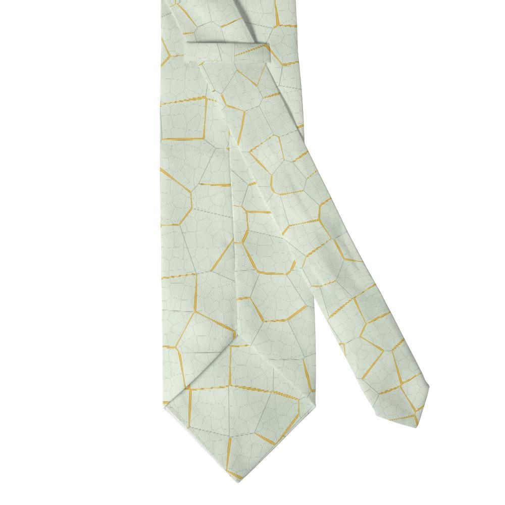 Levetzau - Celadon & Gold Kintsugi Tie – Porcelain Grace