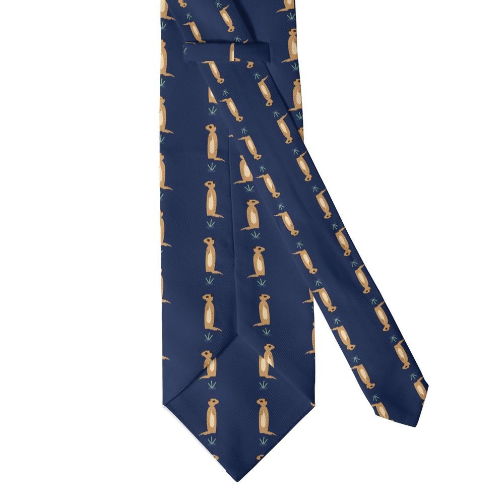 Wilczek - Navy & Tan Meerkat Tie – Night Sentry