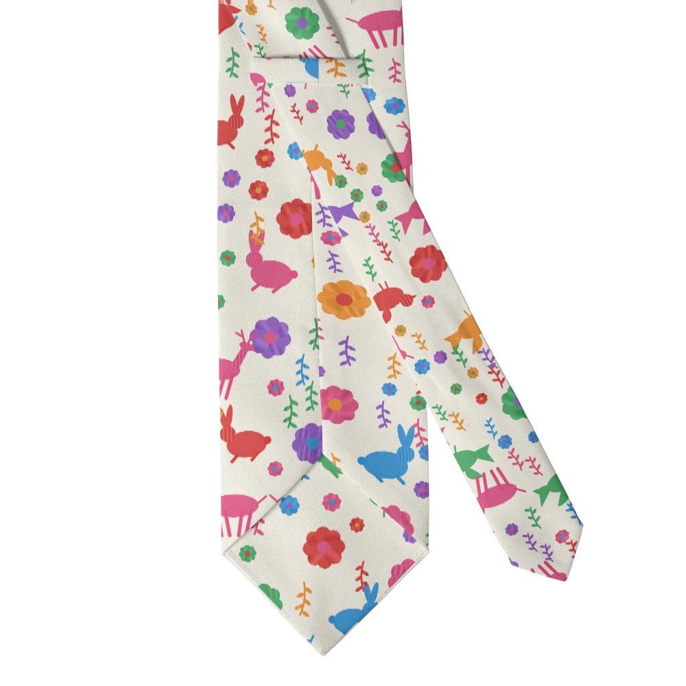 Skram - Multicolor Otomi Embroidery Tie – Tenango Fiesta