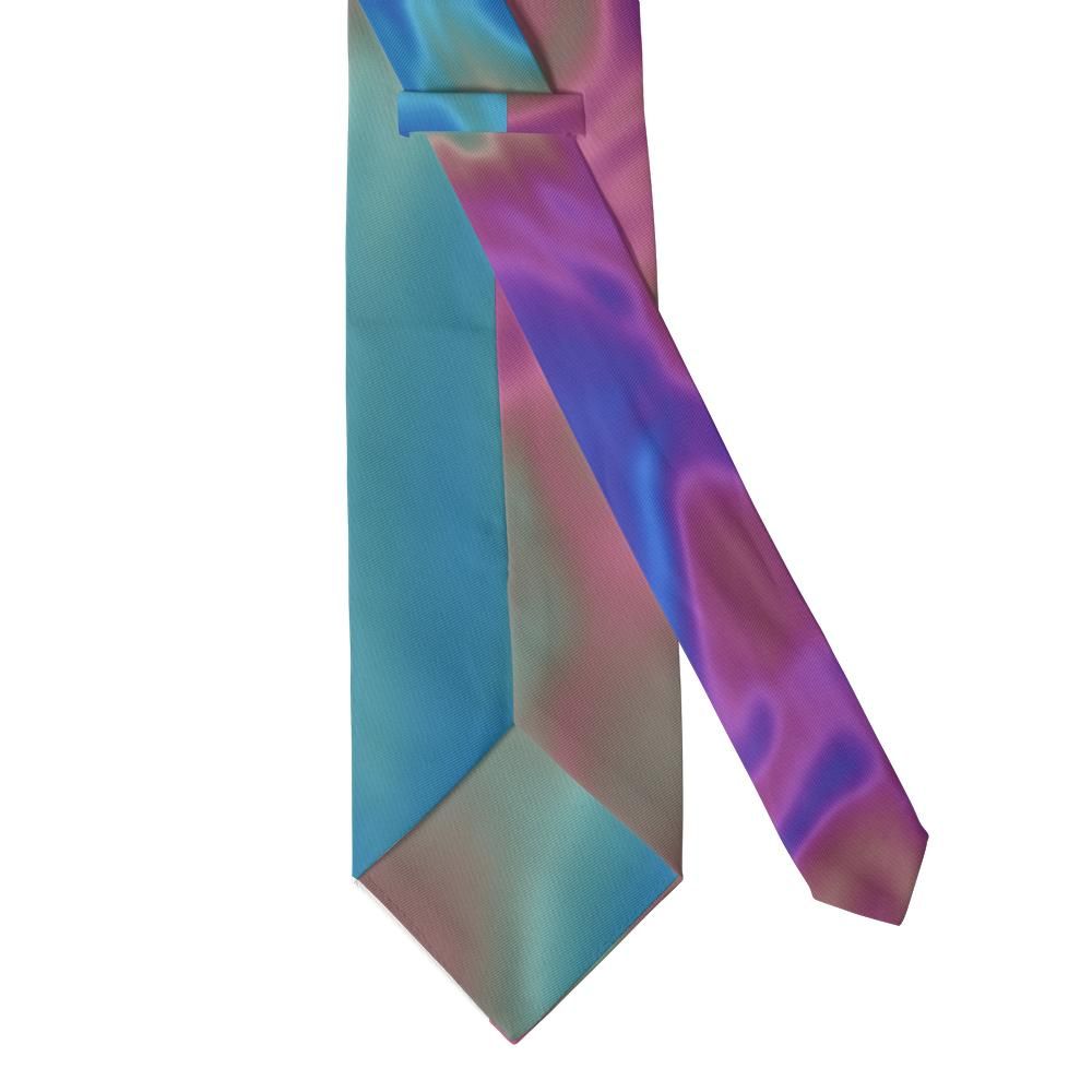 Wachtmeister - Cobalt & Violet Iridescent Swirl Tie – Aurora Night