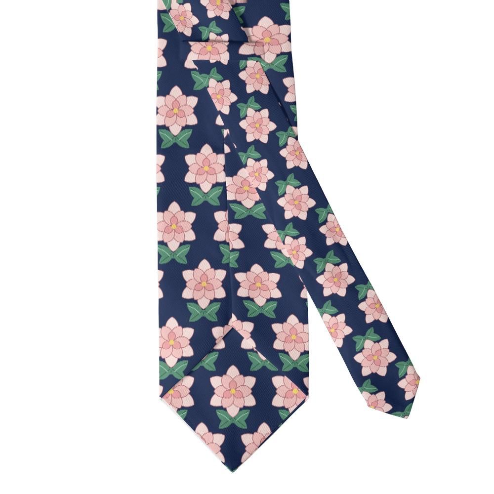 Wolkenstein - Navy & Blush Gardenia Tie – Spring Gala