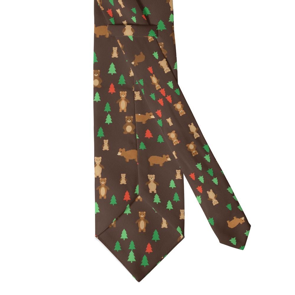 Juel - Chocolate & Pine Forest Bear Tie – Woodland Picnic
