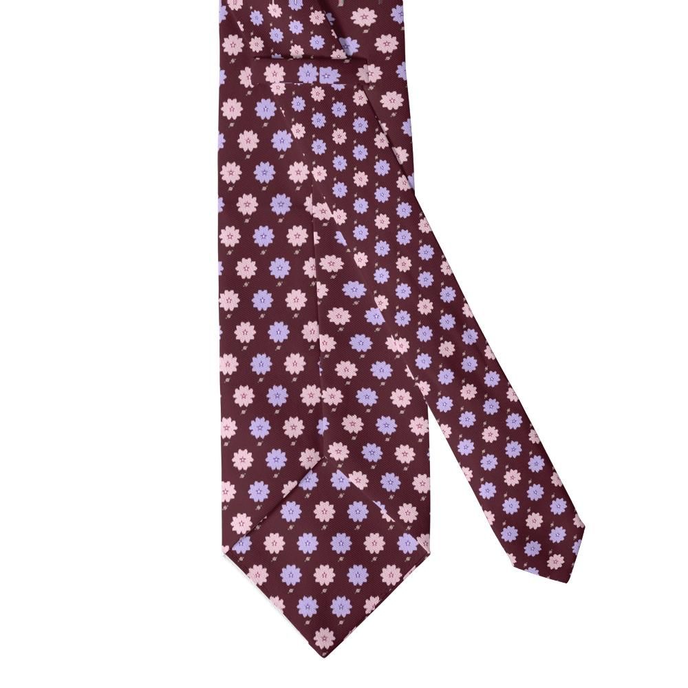 Törring - Burgundy & Lilac Phlox Tie – Evening Garden