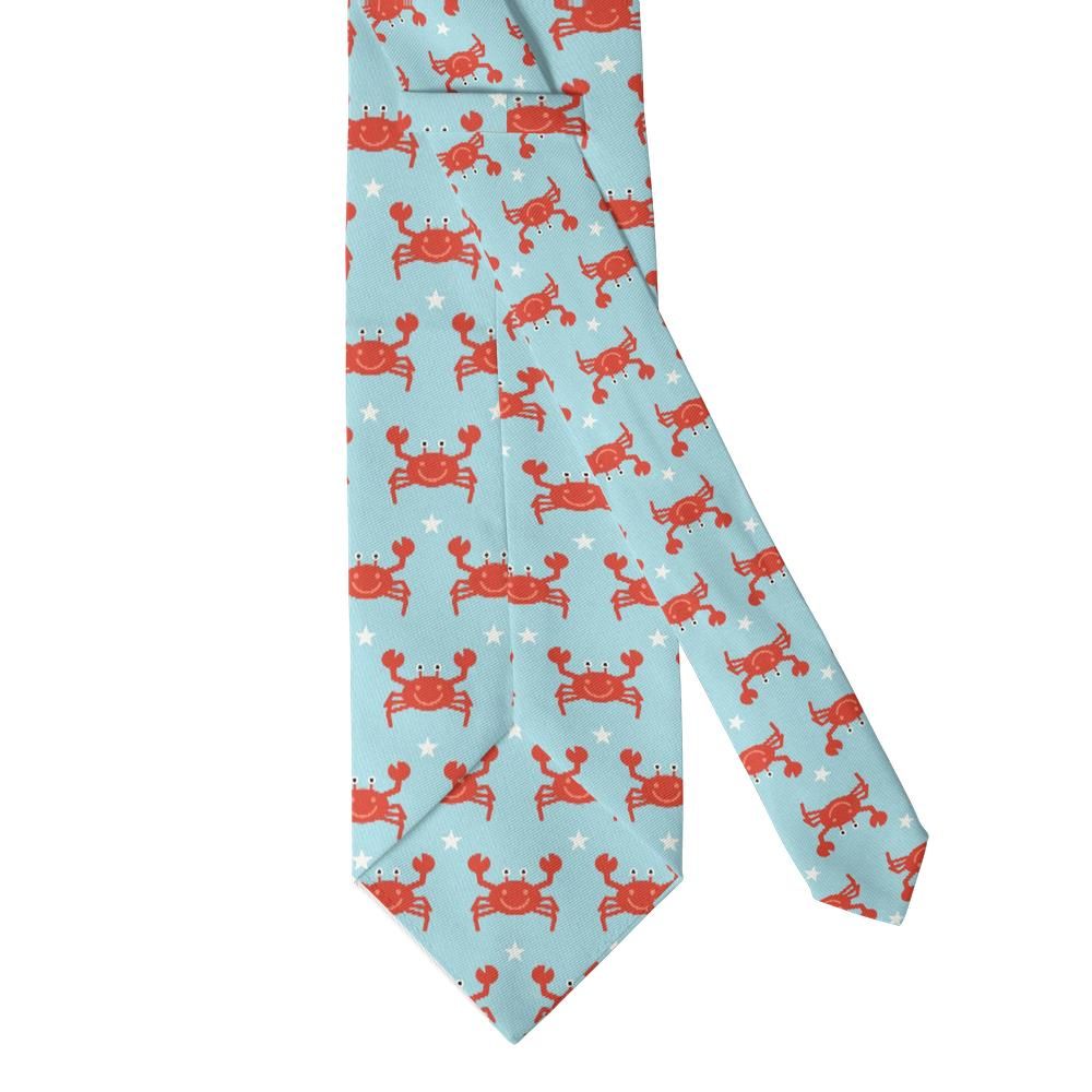 Stadion - Aqua & Red Crab Tie – Low Tide