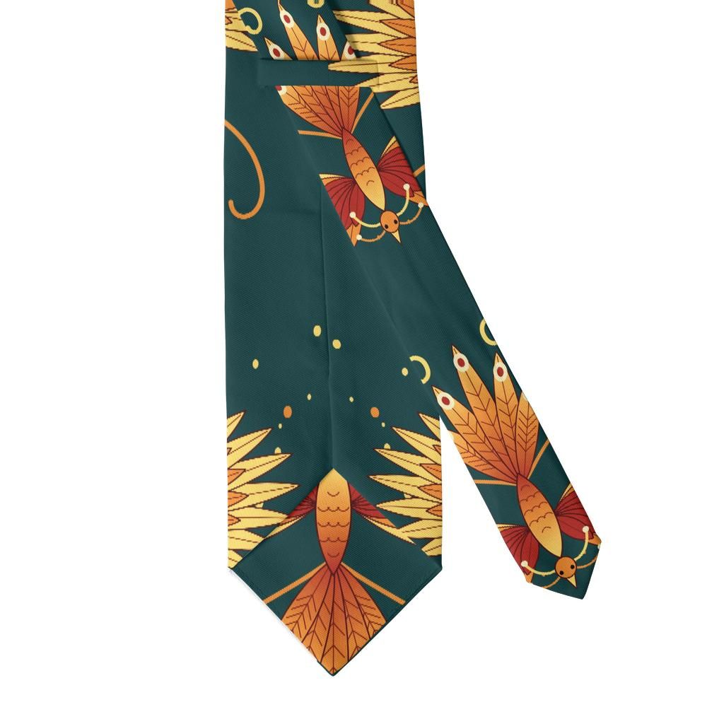 Károlyi - Teal Firebird Tie – Ember and Ocean