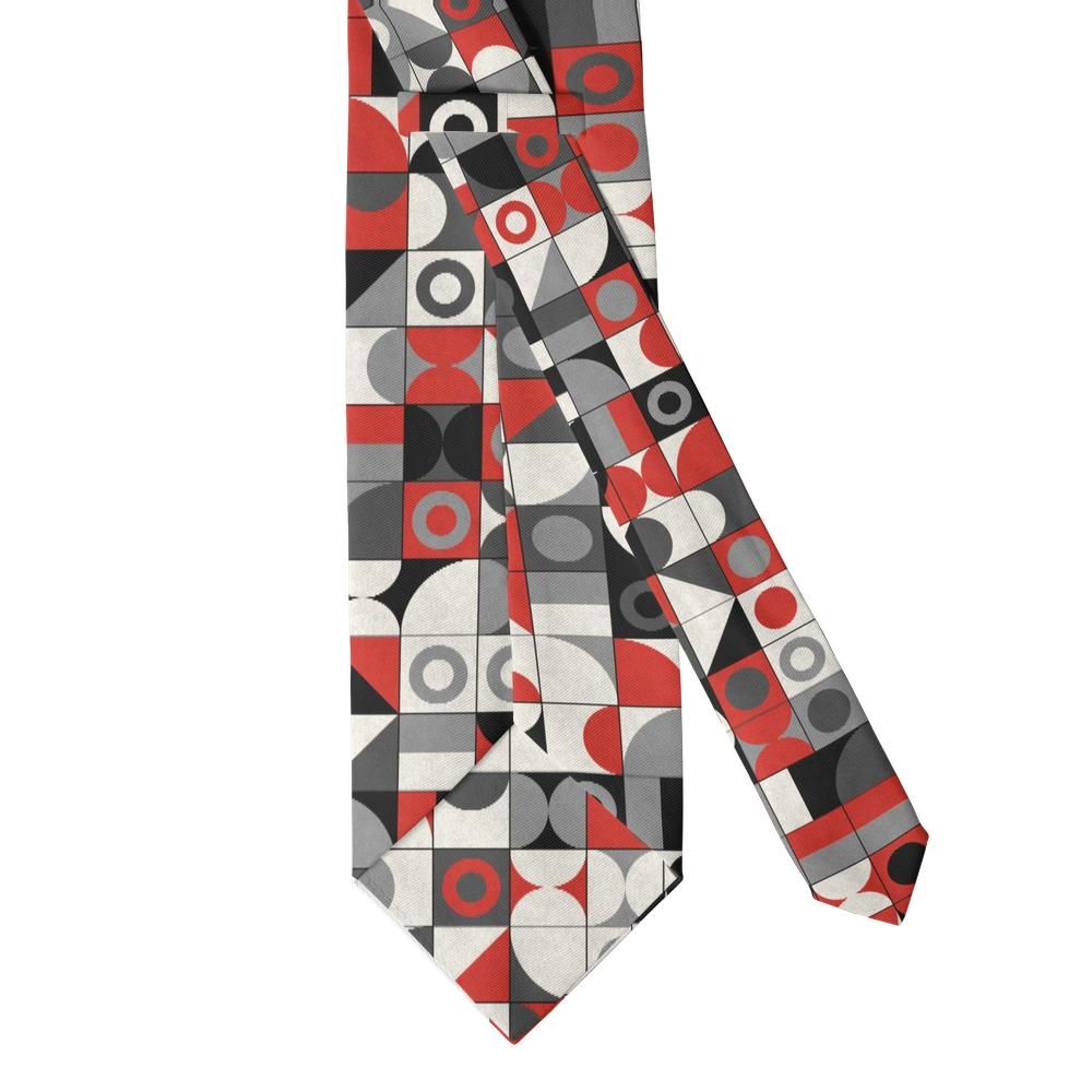 Dyre - Black & Red Bauhaus Tie – Graphic Gallery Night