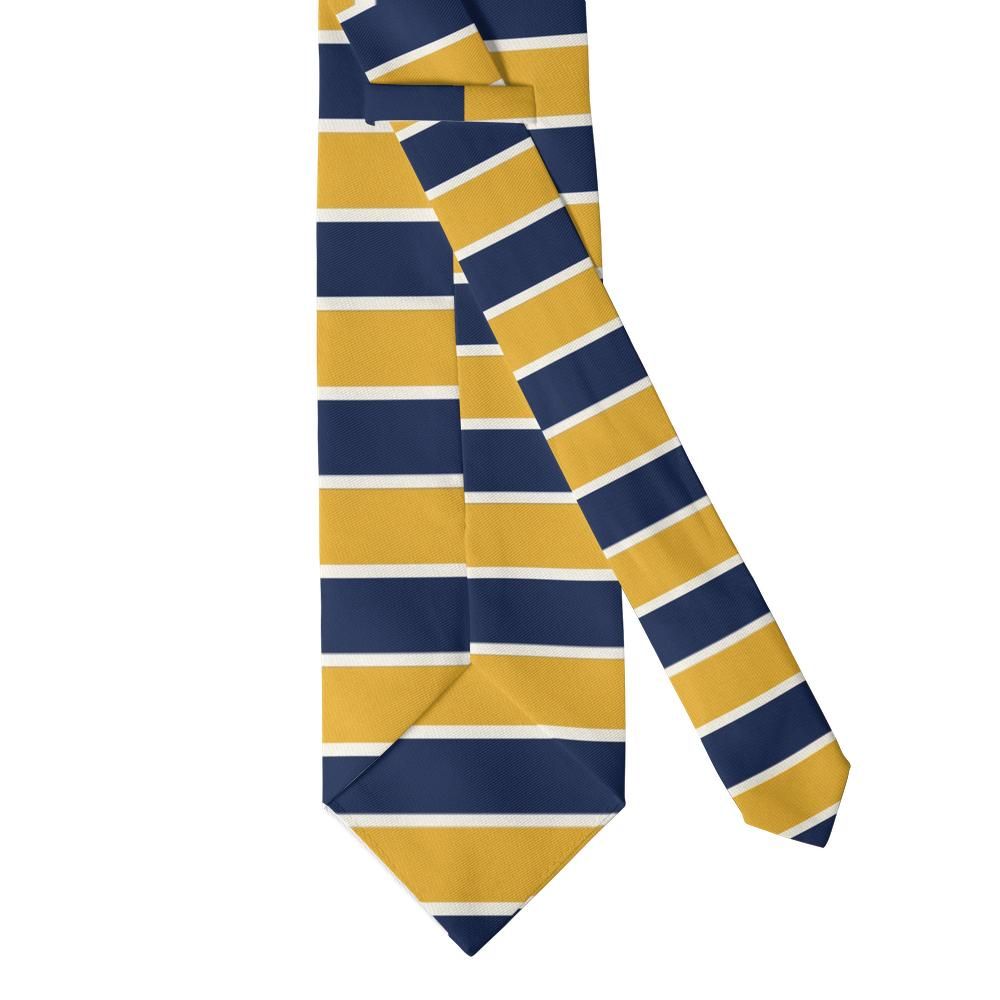 Leiningen - Navy & Gold Rugby Stripe Tie – Match Day