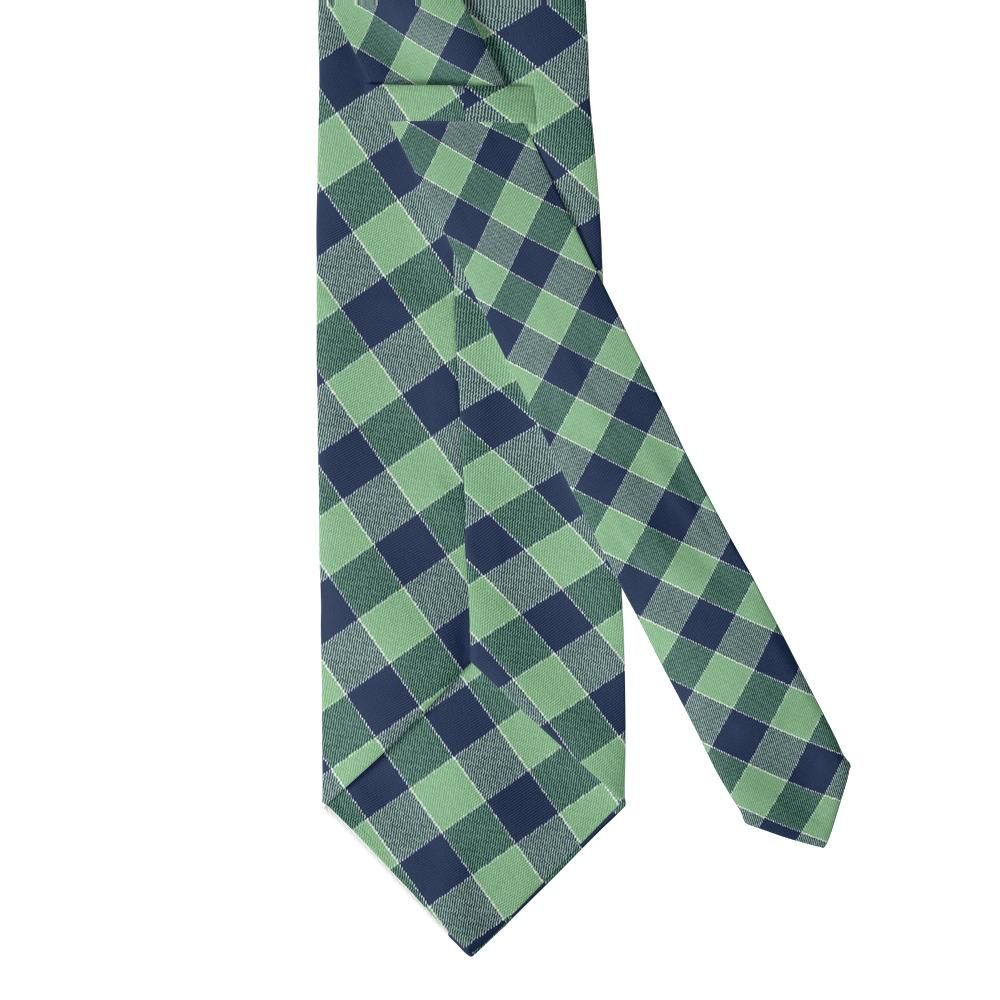 Parsberg - Navy & Green Checkered Tie – Country Club