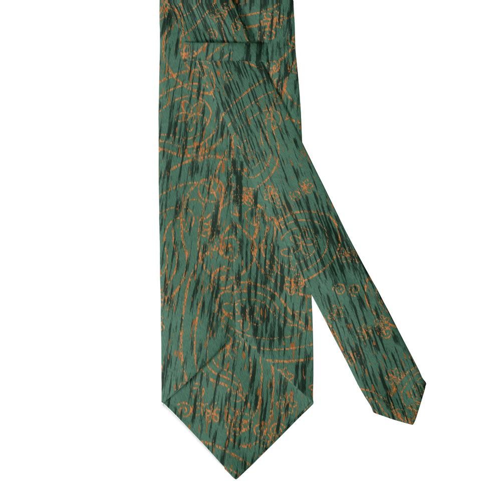 Rosenberg - Forest & Copper Strie Paisley Tie – Sumava Autumn