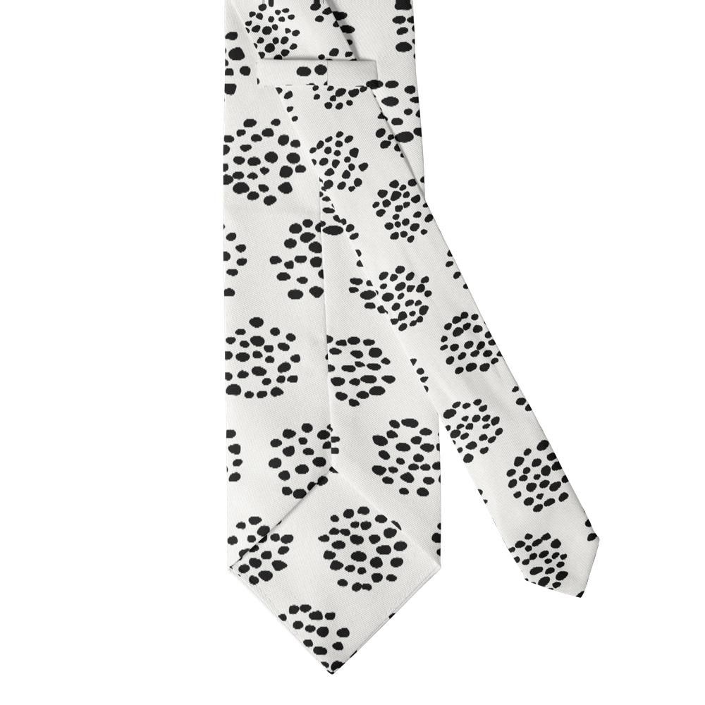 Maillé - Black & White Leopard Dot Tie – Gallery Opening