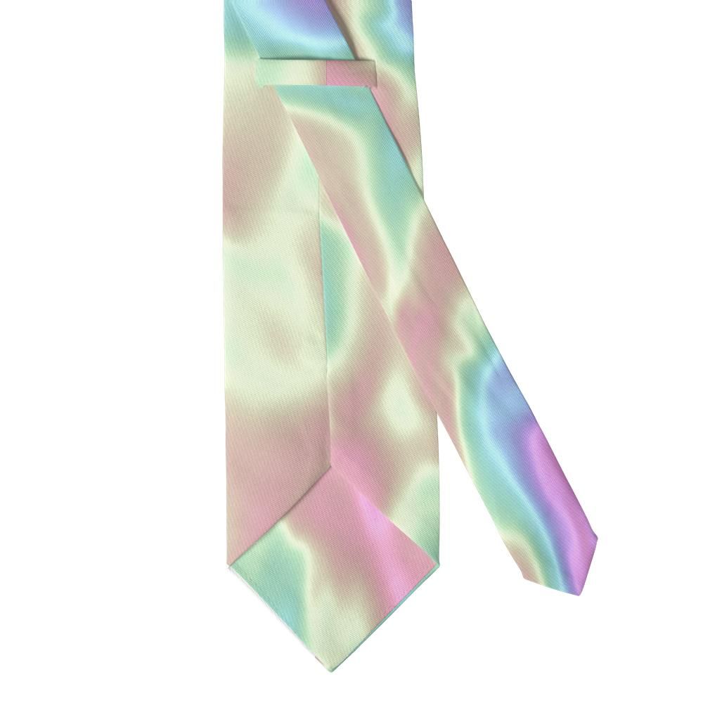 Wachtmeister - Pastel Iridescent Swirl Tie – Holographic Dream