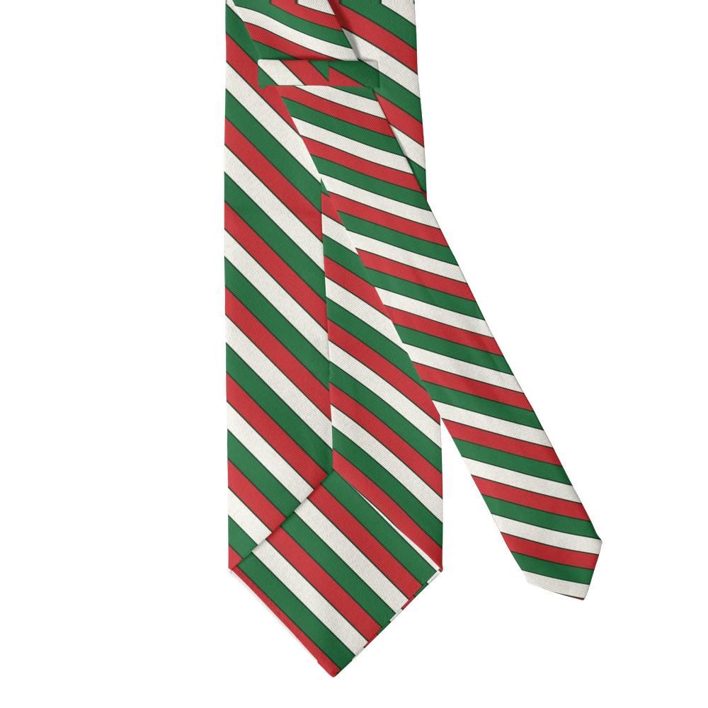 Mörner - Green, White & Red Tricolour Stripe Tie – Trattoria Night
