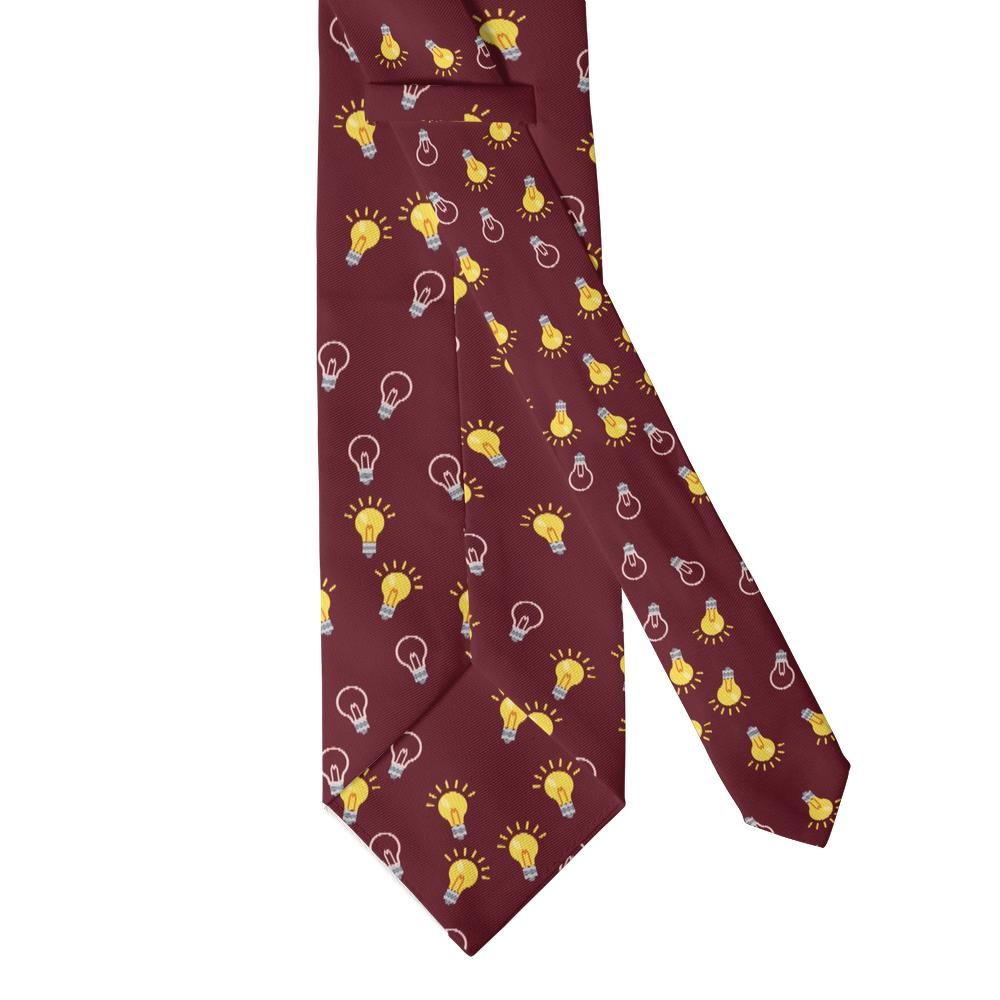 Scavenius - Burgundy Light Bulb Tie – Brainstorm
