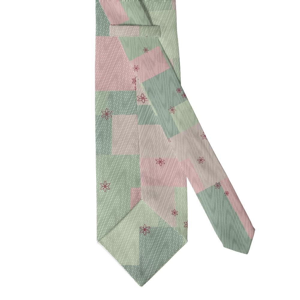 Lange - Sage & Rose Kantha Stitch Tie – Garden Quilt