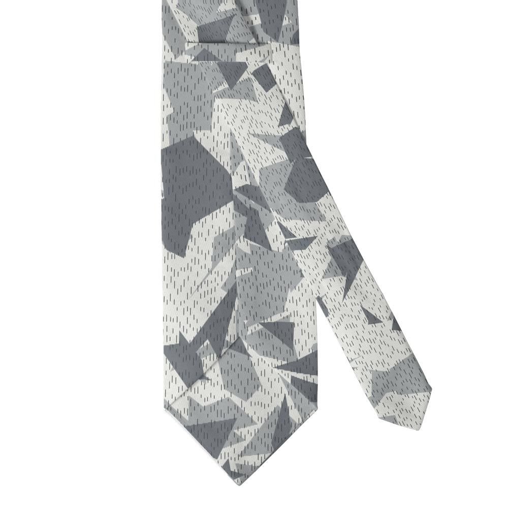 Scharnhorst - White & Grey Splinter Camo Tie – Winter Line