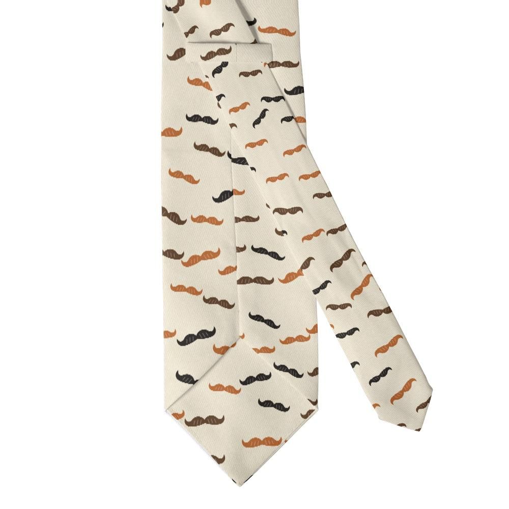Gjedde - Cream Mustache Tie – Gentleman’s Club