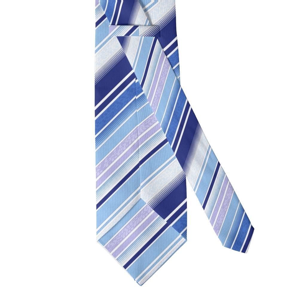 Kinsky - Navy, Sky & Lavender Satin Stripe Tie – Riviera Morning