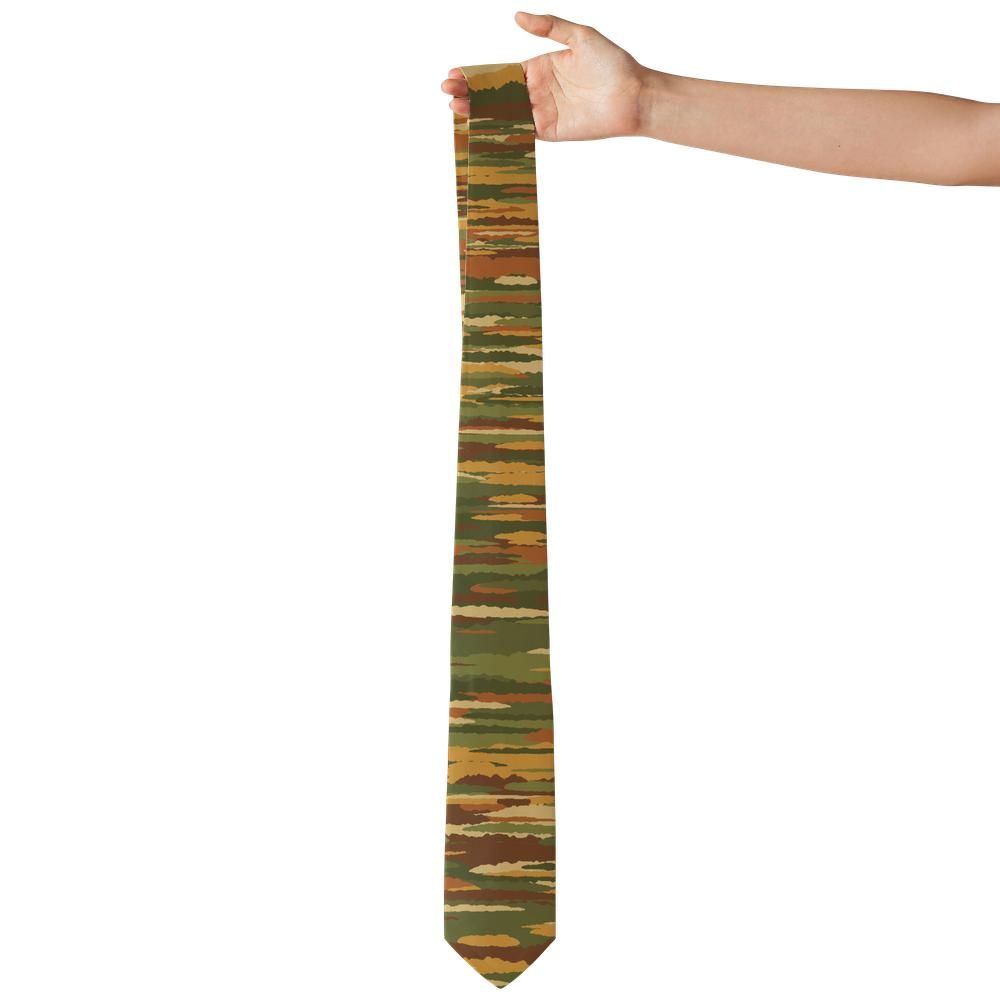 Bernstorff - Olive & Rust Painted Horizon Tie – Autumn Plains
