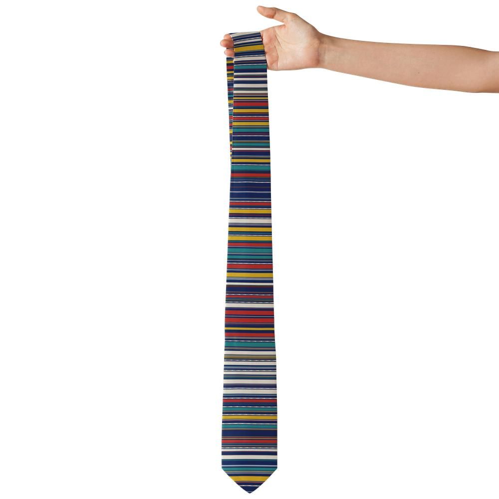 Viffert - Navy Multicolor Bayadere Stripe Tie – Riviera Bands