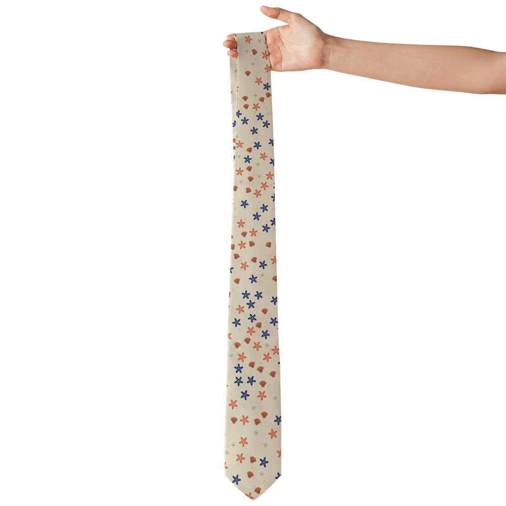 Ramel - Sand Starfish & Seashell Tie – Beach Wedding